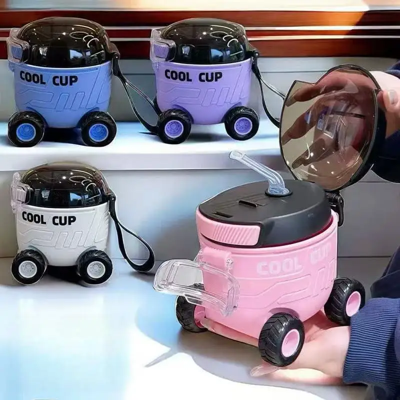 قمقمه آب فانتزی طرح ماشین Cool Cup - ظرفیت 550 میلی‌لیتر