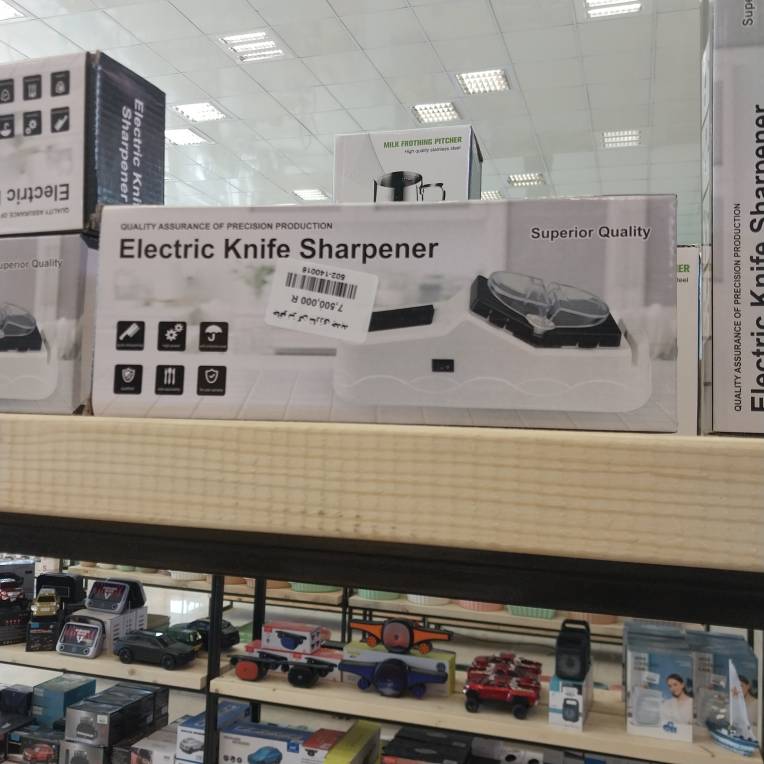 چاقو تیزکن برقی حرفه‌ای Surudoisharp Pro | مدل 2 دیسکه چندمنظوره با قابلیت تیزکردن در 5 ثانیه