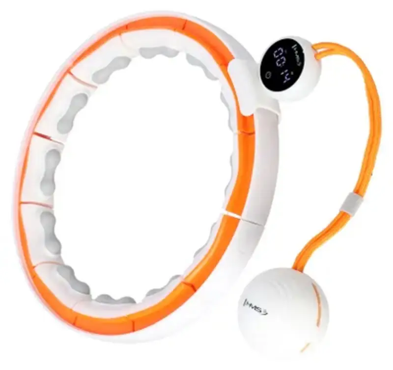حلقه هولاهوپ هوشمند وزن‌دار Yalilia Infinity Hoop با شمارنده دیجیتال و ماساژور سیلیکونی