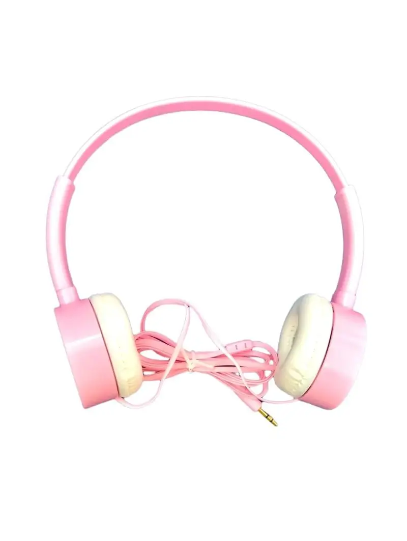 هدفون سیمی کودک طرح یونیکورن مدل On-Ear با میکروفون