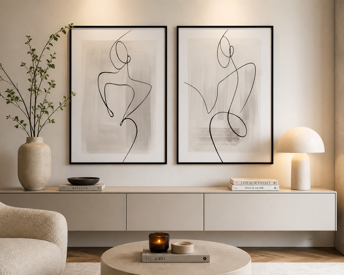 تابلو مینیمال 70×100 | تابلو دکوراتیو مدرن و شیک