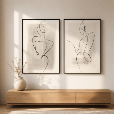 تابلو مینیمال 70×100 | تابلو دکوراتیو مدرن و شیک