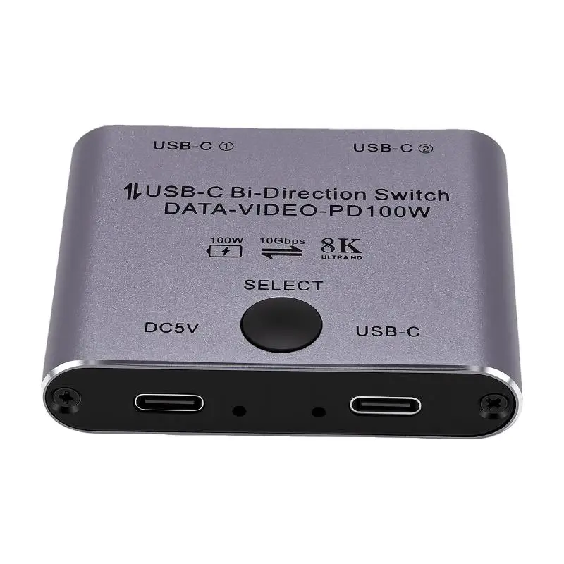سوییچ KVM دوطرفه USB-C جکتس