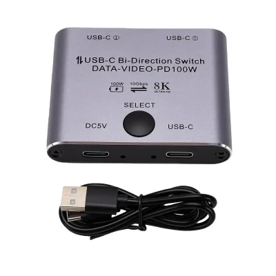 سوییچ KVM دوطرفه USB-C جکتس
