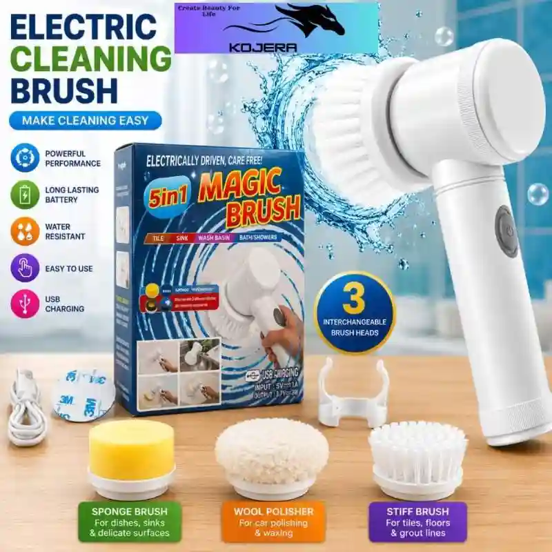 برس شارژی نظافت 5 کاره YESORA مدل Magic Power Scrubber