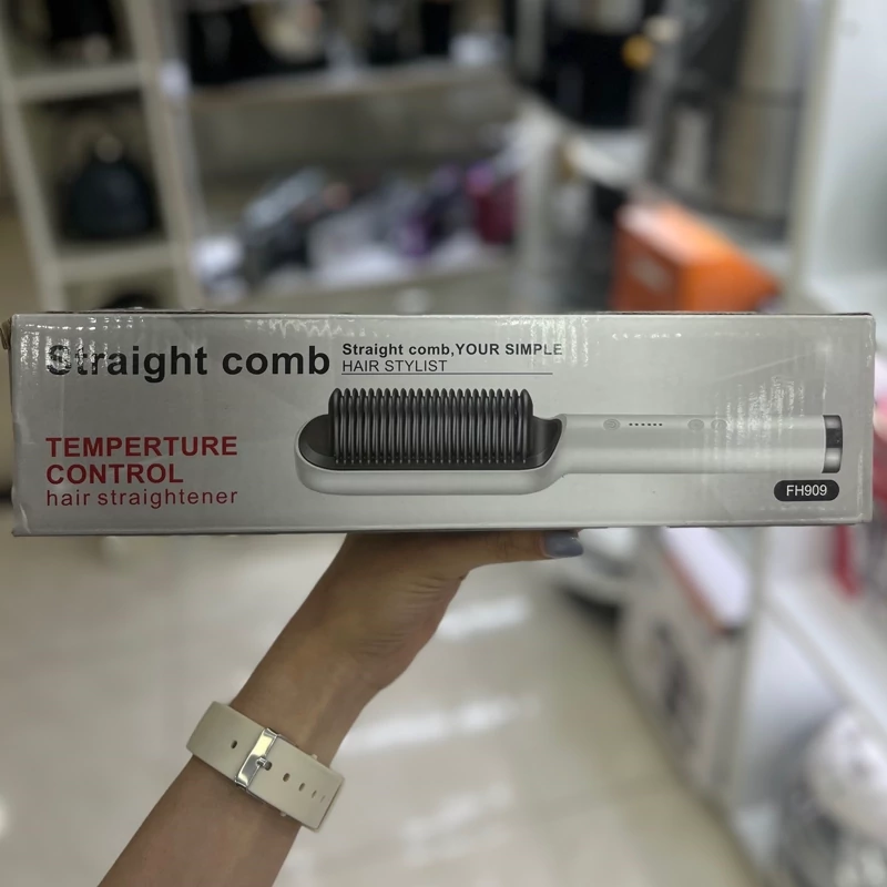 برس حرارتی صاف کننده حرارتی مو FH909 با کنترل دما