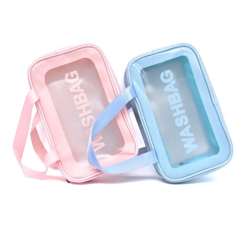 کیف آرایش واش بگ (WASH BAG) ضد آب و قابل شستشو دو زیپ