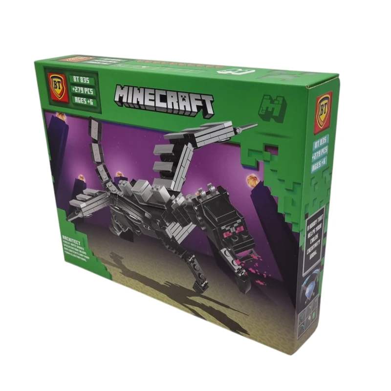 لگو و اکشن فیگور ماینکرفت دراگون Minecraft مدل 279 تکه وارداتی