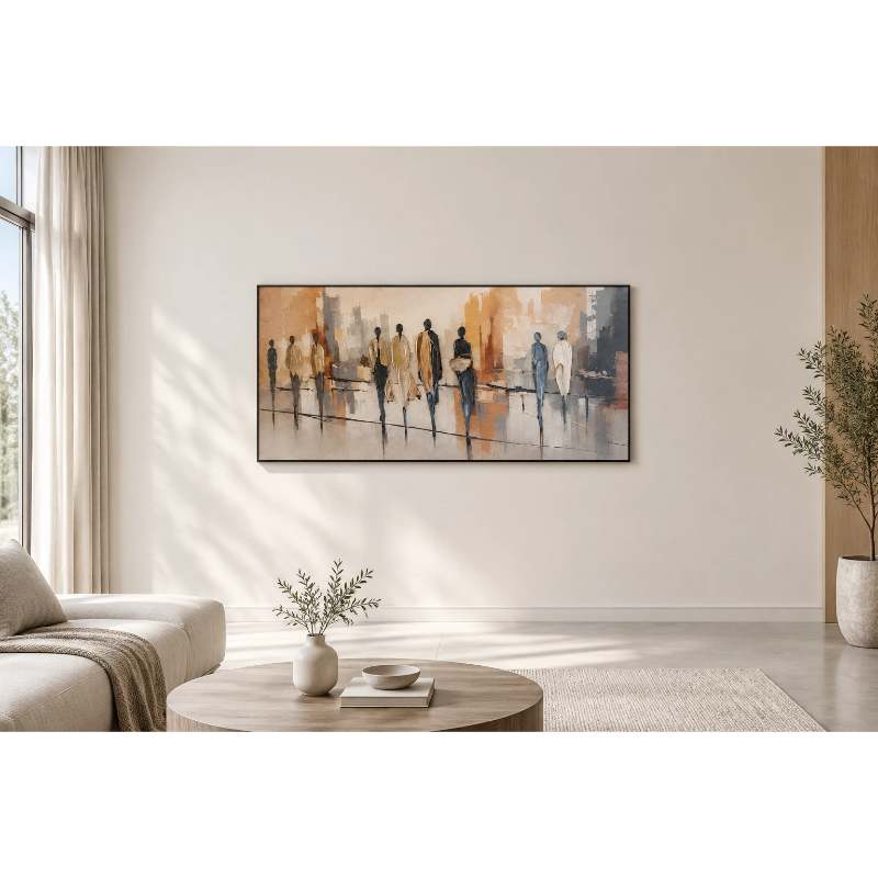 تابلو برجسته تکستچر مدرن سایز 140 × 80 سانتی‌متر