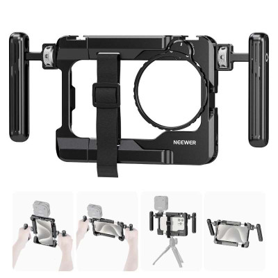 کیج موبایل Neewer PA017 کیج و ریگ نگهدارنده گوشی با دسته 360 درجه