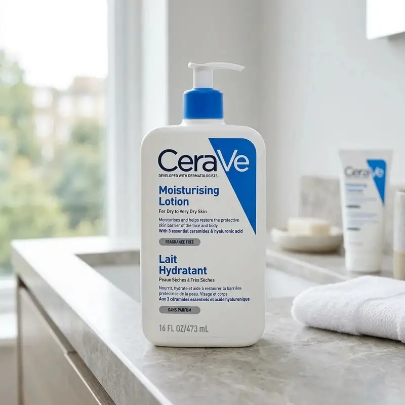لوسیون آبرسان سراوی مدل Lait Hydratant حجم 473 میلی‌لیتر