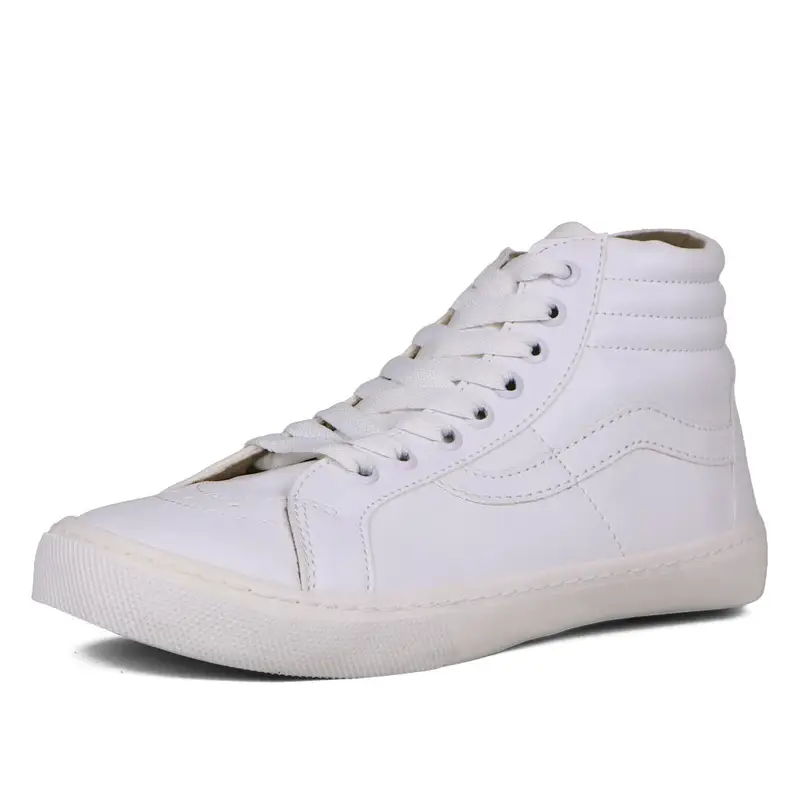 کتونی ونس ساق بلند سفید مدل SK8