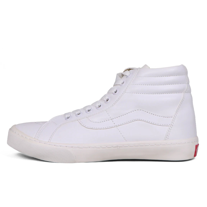 کتونی ونس ساق بلند سفید مدل SK8