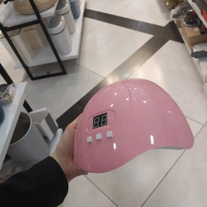 دستگاه UV LED خشک‌کن ناخن 54 وات OLIJKO | لامپ خشک‌کن ژل ناخن با تایمر هوشمند 30/60/90 ثانیه و پورت USB – مناسب برای انواع لاک ژل UV/LED