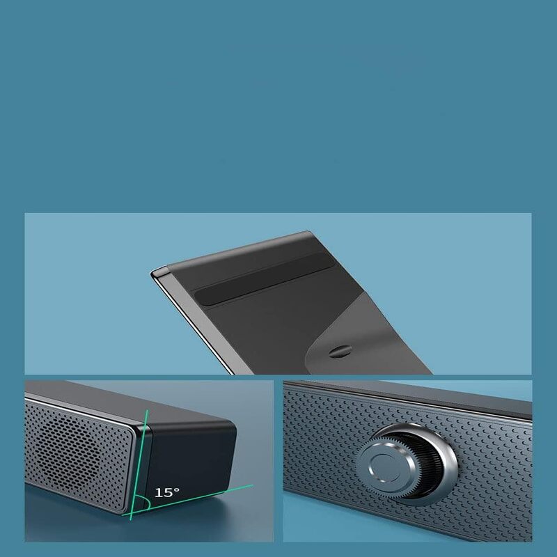 اسپیکر ساندبار بلوتوثی SUJHAL مدل Gaming | صدای 360 درجه، مناسب کامپیوتر و لپ‌تاپ