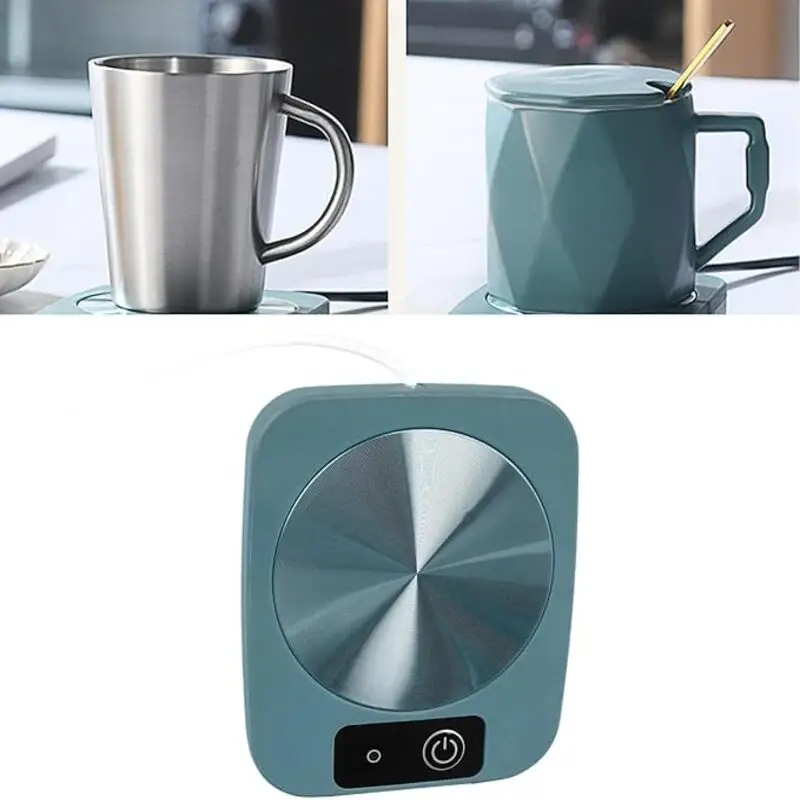 گرم‌کننده ماگ هوشمند قابل حمل Beufee – گرم نگهدارنده نوشیدنی با دمای ثابت و اتصال USB برای منزل، دفتر و سفر