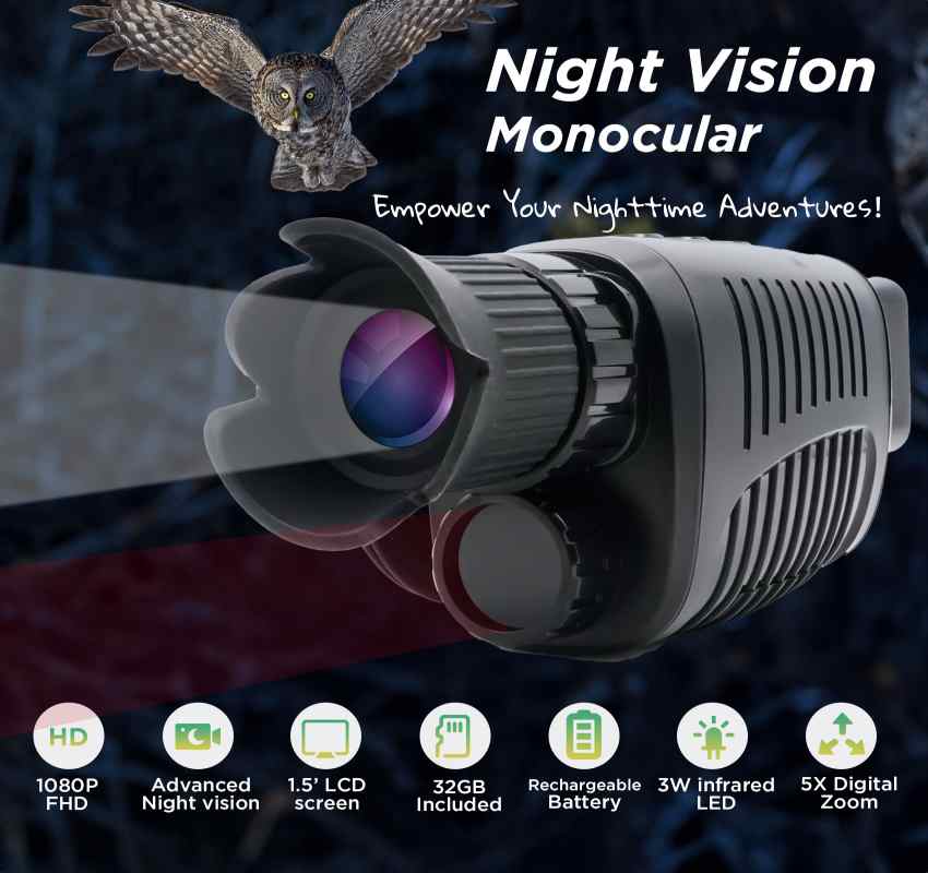دوربین دید در شب دیجیتال R7 Digital Night Vision Goggles