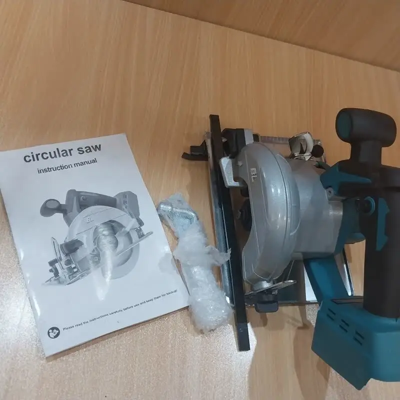 اره گردبر شارژی براشلس 125 میلی‌متری |  bl 10800RPM، زاویه برش 0 تا 45 درجه، سازگار با باتری 18 ولت ماکیتا