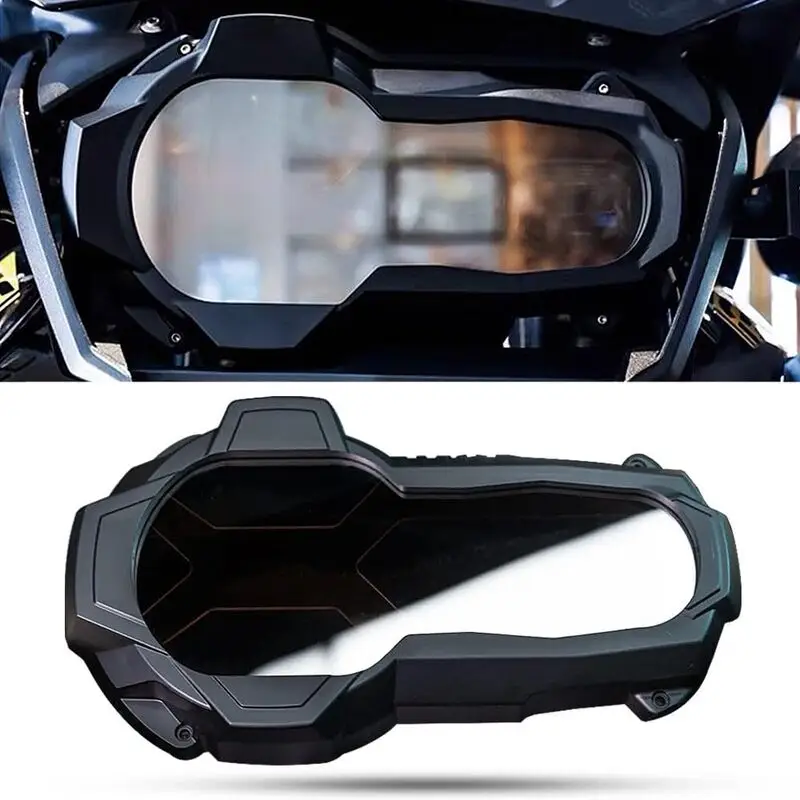 محافظ چراغ جلو موتور BMW R1200GS / R1250GS | گارد محافظ هدلامپ چیائویو (Chaoouyue) با لنز انعکاسی و مقاوم