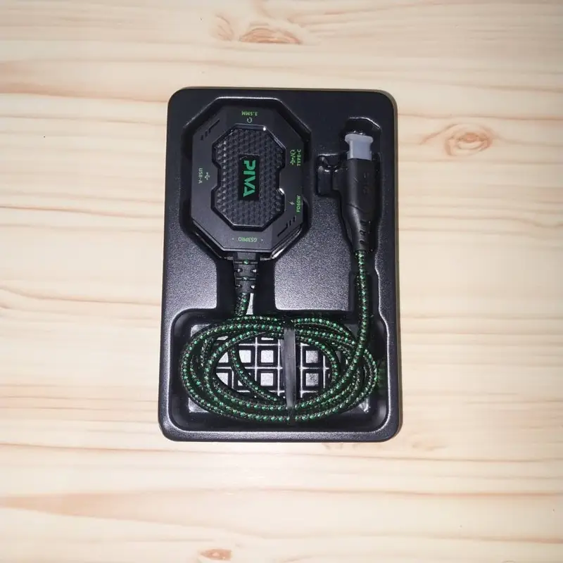 کابل PIVA GS3 PRO-Z  چهار در یک Type-C | پشتیبانی از شارژ 60 وات و صدای 32 بیت | کابل AUX، USB و هدفون Type-C