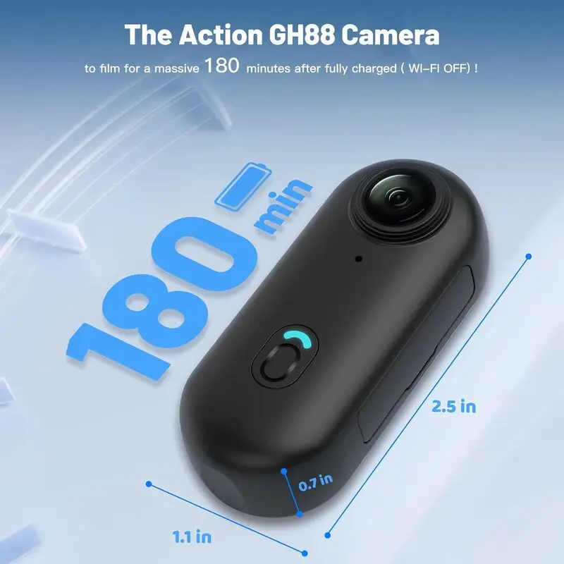 دوربین پوشیدنی مینی Meoilkolnm | Body Worn Camera انگشتی | ضبط Full HD 1080P با حافظه 128 گیگ