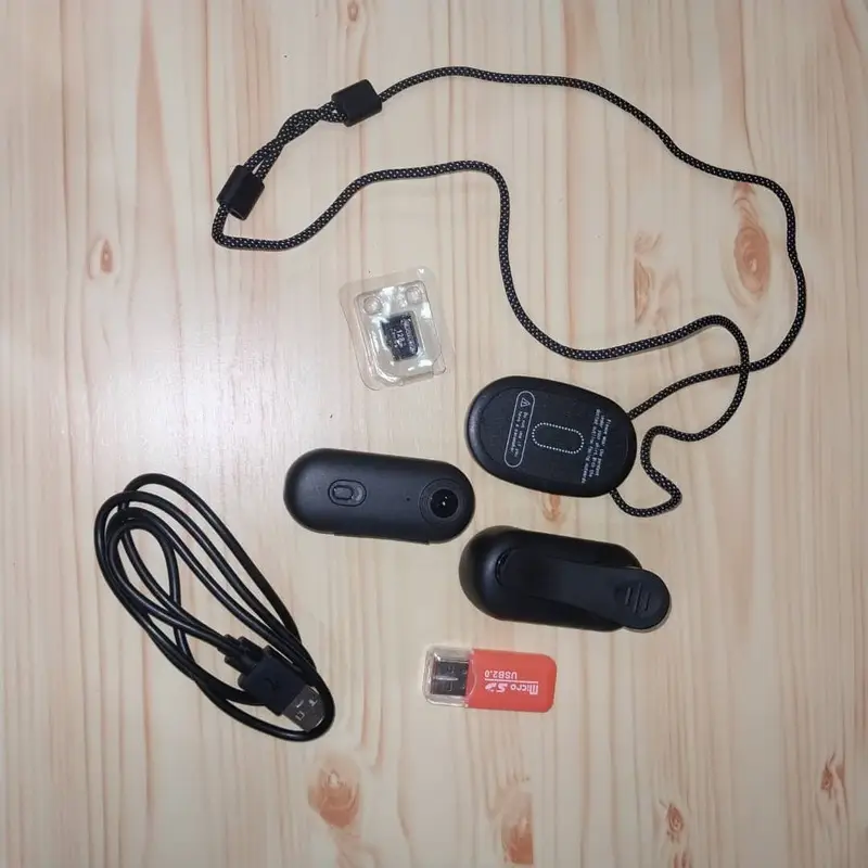 دوربین پوشیدنی مینی Meoilkolnm | Body Worn Camera انگشتی | ضبط Full HD 1080P با حافظه 128 گیگ