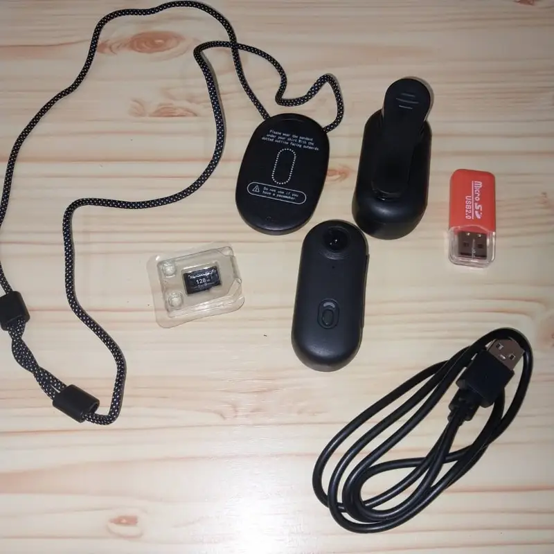 دوربین پوشیدنی مینی Meoilkolnm | Body Worn Camera انگشتی | ضبط Full HD 1080P با حافظه 128 گیگ
