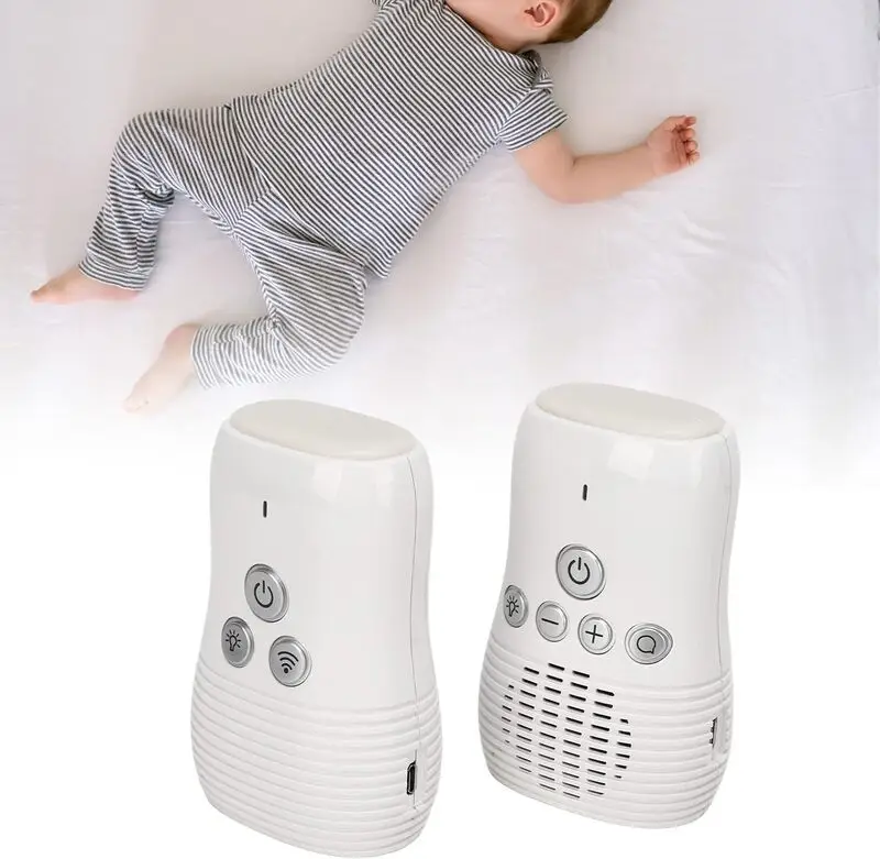 مانیتور صوتی کودک Vikye مدل DBM-8 | بیبی مانیتور بی‌سیم 2.4GHz با مکالمه دوطرفه و چراغ خواب
