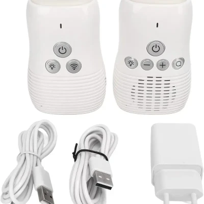 مانیتور صوتی کودک Vikye مدل DBM-8 | بیبی مانیتور بی‌سیم 2.4GHz با مکالمه دوطرفه و چراغ خواب