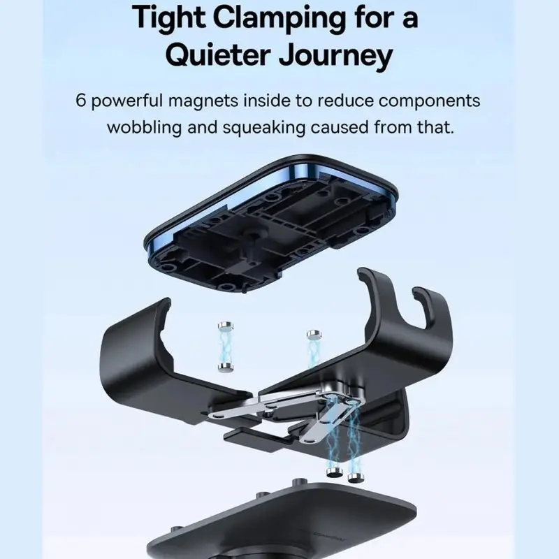 هولدر رنگ مشکی Baseus Car Mount Metal Age
