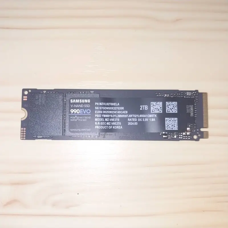 اس اس دی اینترنال سامسونگ EVO NVMe M.2 PCIe Gen4 x4 | سرعت 5000MB/s