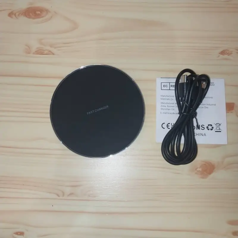 شارژر وایرلس 20 وات PDKUAI – شارژ سریع بی‌سیم برای iPhone 17/16/15/14/13/12، سامسونگ Galaxy S25/S24/S23 و ایرپادها – پد نازک و سبک با پورت USB-C