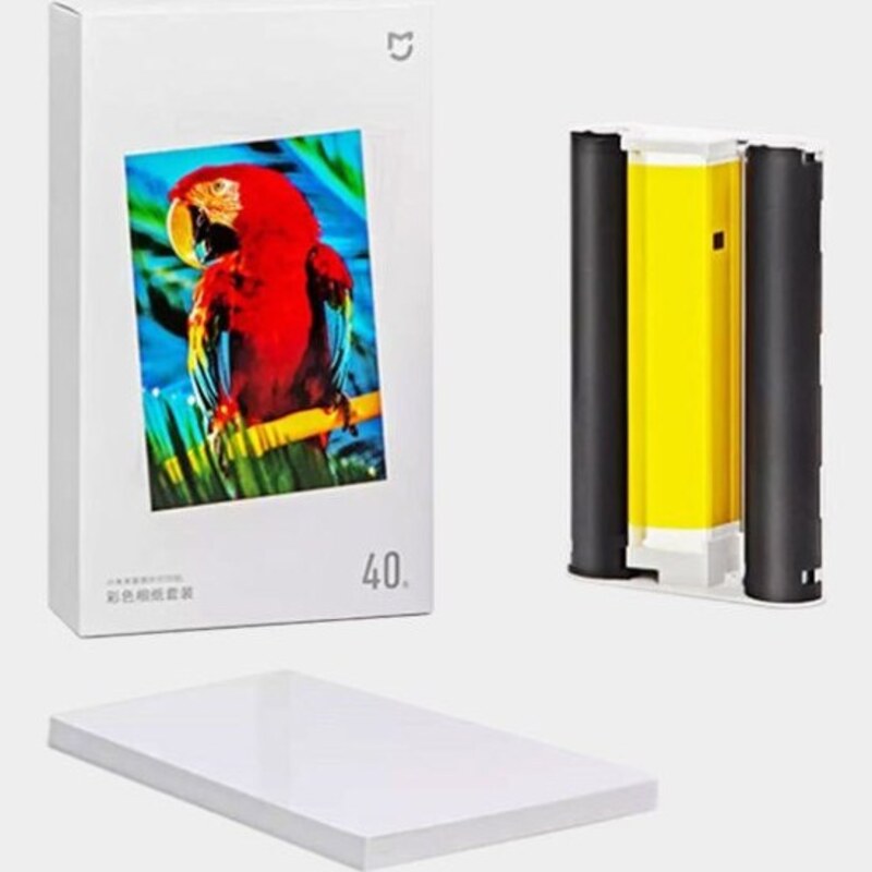 کاغذ چاپ سریع میجیا Color Photo Paper Set بسته 40 عددی | کاغذ پرینتر عکس فوری