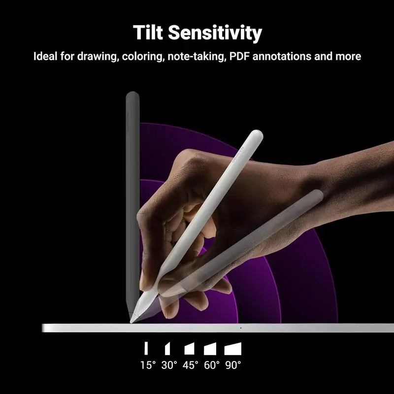 قلم لمسی UGREEN Pencil نسل دوم مخصوص iPad | شارژ مغناطیسی، Palm Rejection