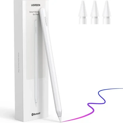 قلم لمسی UGREEN Pencil نسل دوم مخصوص iPad | شارژ مغناطیسی، Palm Rejection
