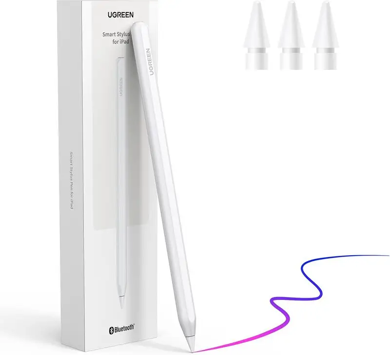 قلم لمسی UGREEN Pencil نسل دوم مخصوص iPad | شارژ مغناطیسی، Palm Rejection