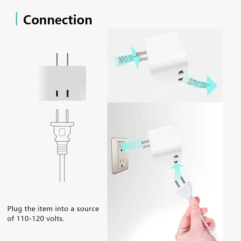 مبدل ولتاژ 110 به 220 ولت UMI توان 100 وات | ترانس افزاینده برق ضدآب