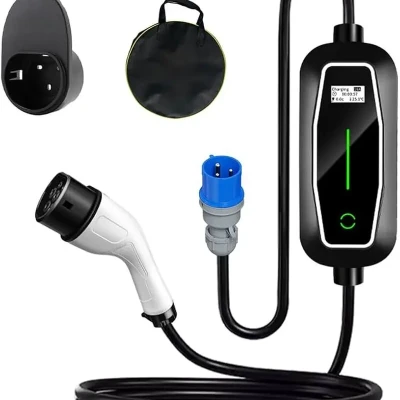 شارژر پرتابل خودرو برقی 3.5KW / 7KW تایپ دو  type-2 با استاندارد اروپایی