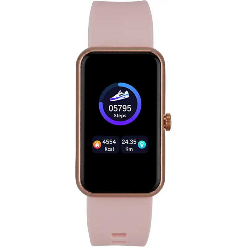 ساعت هوشمند ورزشی ضد آب با بند اضافه گلبهی Smart Watch Sport