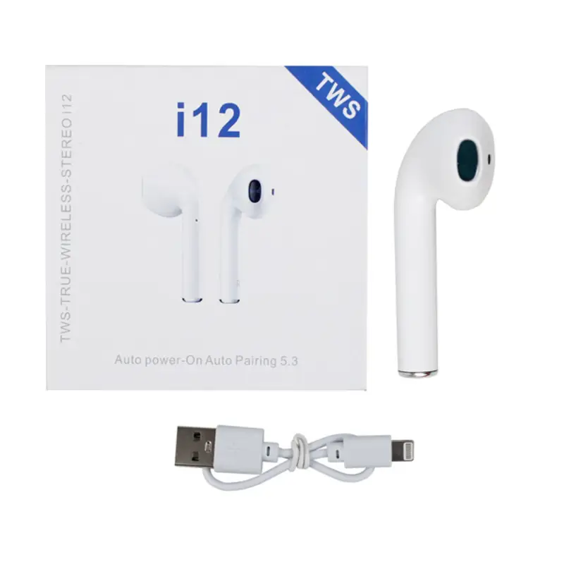 ایرپاد بلوتوث i12 TWS | Bluetooth 5.0 | کنترل لمسی | اتصال خودکار
