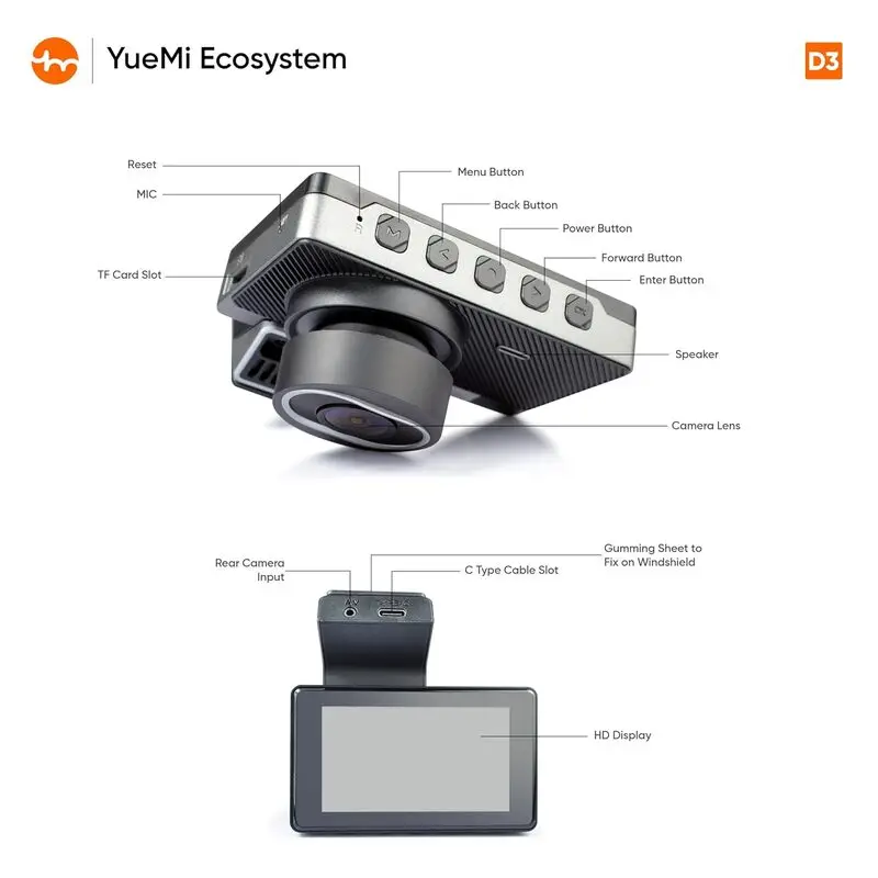 دستگاه ثبت وقایع خودرو Aigo TSC-026 با کیفیت 4K UHD