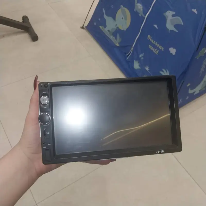 ضبط خودرو دو دین 7 اینچ YZYXD مدل 7018B | مانیتور لمسی، بلوتوث، MP5، دوربین دنده عقب