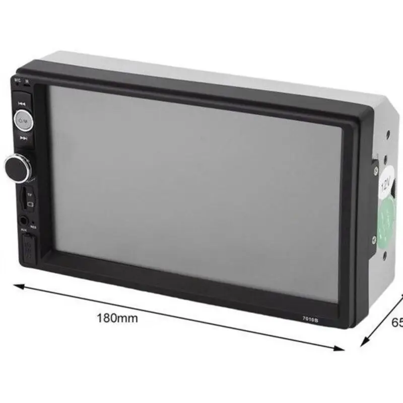 ضبط خودرو دو دین 7 اینچ YZYXD مدل 7018B | مانیتور لمسی، بلوتوث، MP5، دوربین دنده عقب