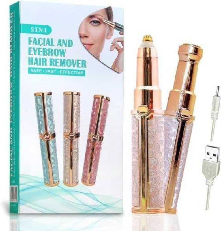 ماشین اصلاح موی صورت و ابرو دوکاره شارژی اکلیلی (شیور + موزن ابرو) – اورجینال (رنگ صورتی)