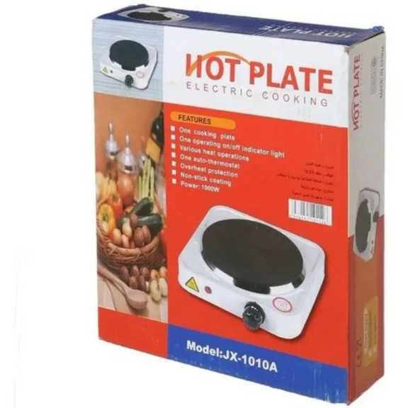 هیتر برقی 1000 وات اصل مدل JX-1010A – اجاق برقی وارداتی HOT PLATE با صفحه چدنی و تنظیم دما
