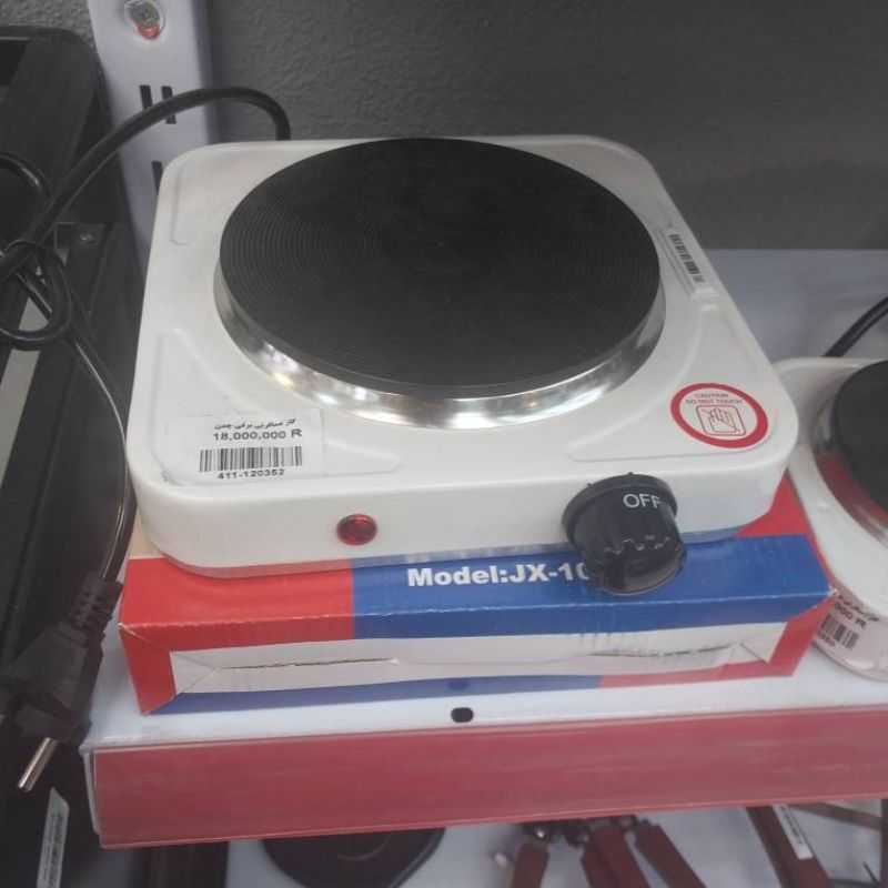 هیتر برقی 1000 وات اصل مدل JX-1010A – اجاق برقی وارداتی HOT PLATE با صفحه چدنی و تنظیم دما