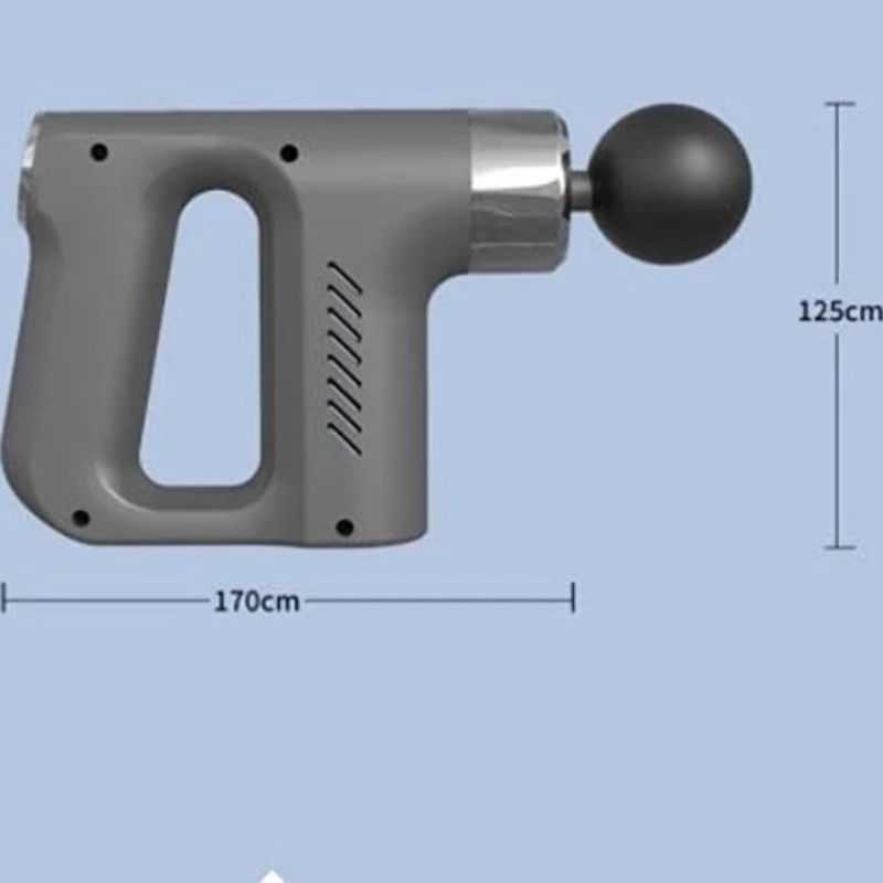 ماساژور تفنگی RH-740 | ماساژور ضربه‌ای عضلات با باتری قوی و طراحی ارگونومیک