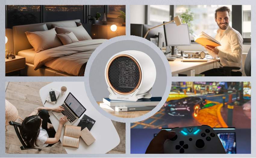 هیتر برقی رومیزی X7 - رنگ سفید